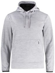 Clique Oakdale bluza z kapturem funkcjonalna poliester ash. Szare bluzy sportowe męskie CLIQUE, bez wzorów, z poliesteru, sportowe, bez kołnierzyka, bez ramiączek. Za 227.02 zł.