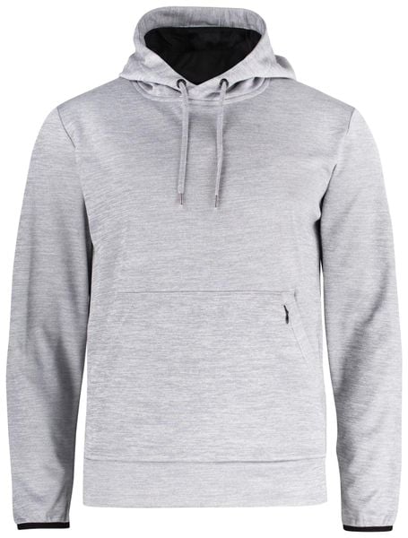 Clique Oakdale bluza z kapturem funkcjonalna poliester ash. Szare bluzy sportowe męskie CLIQUE, bez wzorów, z poliesteru, sportowe, bez kołnierzyka, bez ramiączek. Za 227.02 zł.
