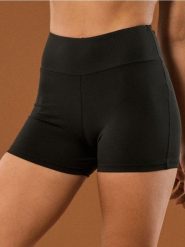 Szorty Gym Hard - czarny. Czarne spodenki sportowe damskie Sinsay, l. W wyprzedaży za 22.99 zł.