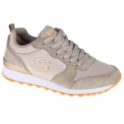 Buty sportowe Sneakersy damskie, OG 85 - Gold'n Gurl. Brązowe buty sportowe na co dzień damskie Skechers, bez wzorów, z materiału, trekkingowe. Za 279.99 zł.
