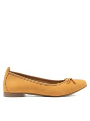Sergio Bardi Baleriny RST-B1032-01SB Beżowy. Brązowe baleriny damskie Sergio Bardi, bez wzorów, z nubiku, bez obcasa. Za 249.99 zł.