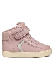 Geox Sneakersy B Gisli Girl B461MA 05402 C8014 M Różowy. Czerwone buty sportowe dziewczęce Geox, bez wzorów, ze skóry, bez zapięcia. Za 199.99 zł.