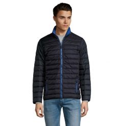 Męska Kurtka Ride Light Padded Jacket. Niebieskie kurtki męskie SOL'S, m, bez wzorów, z puchu, sportowe, bez kaptura. Za 294.99 zł.