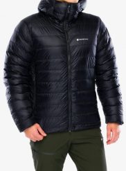 Kurtka puchowa Montane Alpine 850 Hoodie. Czarne kurtki męskie Montane, l, bez wzorów, z materiału, bez kaptura. Za 1,404.69 zł.