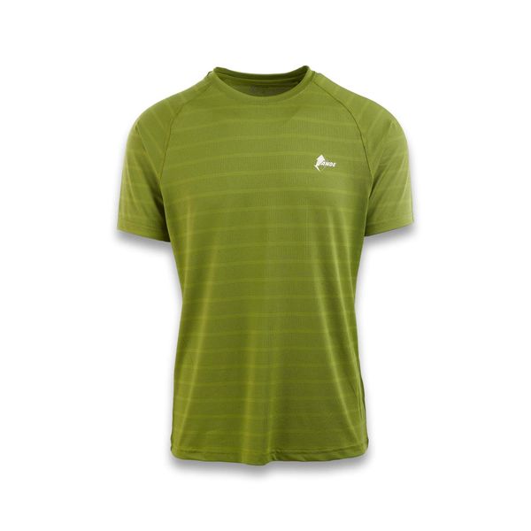 T-Shirt Ande Omio Tec Dorośli. Zielone t-shirty męskie Ande, l, bez wzorów, z elastanu, bez kołnierzyka. Za 168.99 zł.