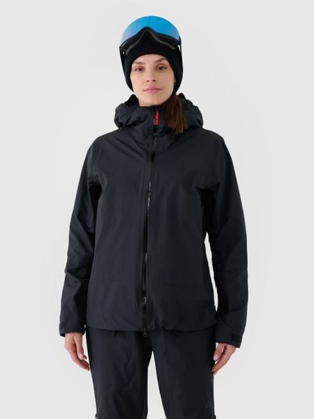 4F Kurtka skiturowa membrana NeoDry 20000/40000 damska - czarna XL. Czarne kurtki damskie 4f, na zimę, m, bez wzorów, z dzianiny, bez kaptura. Za 1,299.99 zł.