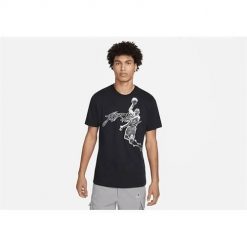 Koszulka sportowa męska Nike DH8924010. Czarne t-shirty sportowe męskie Nike, m, z bawełny, bez ramiączek. Za 248.00 zł.