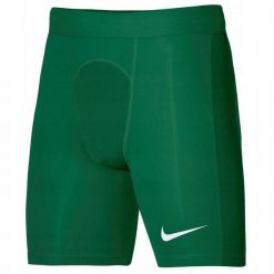 Spodenki termoaktywne do piłki nożnej męskie Nike Strike. Zielone szorty sportowe męskie Nike, m, do piłki nożnej. Za 103.09 zł.