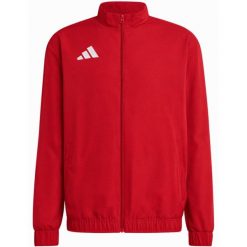 Bluza męska adidas Entrada 26 Presentation. Czerwone bluzy bez kaptura męskie Adidas, m, z poliesteru. Za 134.99 zł.