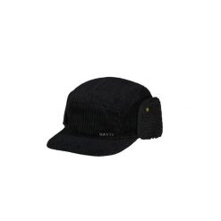 Czapka typu snapback Barts Rayner. Czarne czapki męskie Barts, bez wzorów, z bawełny. Za 170.10 zł.