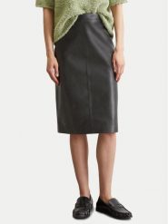 Marc O'Polo Spódnica skórzana 506 7035 77011 Czarny Regular Fit. Czarne spódniczki damskie Marc O´Polo, bez wzorów, ze skóry. Za 1,029.00 zł.