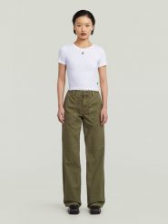 G-Star Dżinsy - Loose fit - w kolorze khaki rozmiar: W31/L34. Brązowe jeansy damskie G-Star, z podwyższonym stanem. Za 260.96 zł.