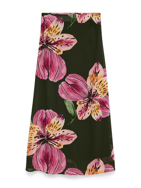 Vero Moda Spódnica midi Ismene 10351432 Czarny Regular Fit. Czarne spódniczki damskie Vero Moda, xl, bez wzorów, z syntetyku, midi. Za 152.99 zł.
