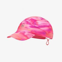 Czapka z daszkiem BUFF PACK SPEED CAP. Czerwone czapki męskie Buff, na lato, bez wzorów, z elastanu, sportowe. Za 119.99 zł.