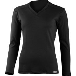 Koszulka termoaktywna merino dla kobiet STELA. Czarne bielizna termoaktywna damska LASTING, s, bez wzorów, z materiału. Za 653.65 zł.