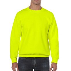 Bluza Rozpinana Z Grubej Mieszanki Dla Dorosłych Unisex. Zielone bluzy sportowe damskie Gildan, m, bez wzorów, z bawełny, bez ramiączek, długie, z kapturem. Za 63.99 zł.