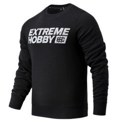 Bluza męska EXTREME HOBBY BLOCK. Białe bluzy bez kaptura męskie EXTREME HOBBY, m, z bawełny. Za 239.00 zł.
