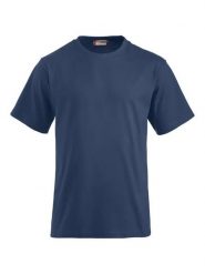 Clique Classic-T Męski T-shirt z przędzoną i czesaną bawełną, pre-shrunk. Niebieskie t-shirty męskie CLIQUE, m, bez wzorów, z bawełny, bez kołnierzyka. Za 94.49 zł.