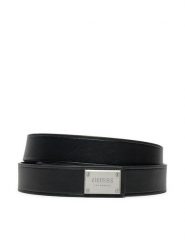 Guess Pasek Męski BMMPSL P4430 Czarny. Czarne paski męskie Guess, z aplikacjami, ze skóry. Za 199.99 zł.