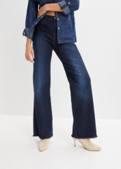 Dżinsy Marlena. Niebieskie jeansy damskie bonprix. Za 127.99 zł.