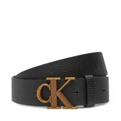 Pasek Męski Calvin Klein. Czarne paski męskie CALVIN KLEIN, bez wzorów. Za 169.99 zł.