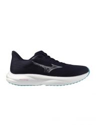 Buty do biegania męskie Mizuno Revolt 4 baritone blue/silver/capri bre. Czarne obuwie do biegania damskie Mizuno. Za 269.99 zł.