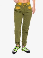 Spodnie wspinaczkowe damskie E9 N Mix2.1. Zielone spodnie materiałowe damskie E9, bez wzorów, z bawełny. Za 373.99 zł.