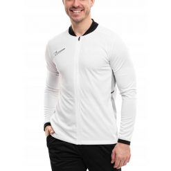 Bluza Męska Rozpinana Nike Academy 25 Sportowa Dresowa Treningowa roz. XL. Białe bluzy bez kaptura męskie Nike, bez wzorów, z dresówki, sportowe, bez kołnierzyka, bez ramiączek. Za 142.00 zł.