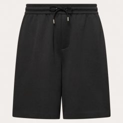 Spodenki dresowe męskie Oakley RESERVE MOMENTO FOA407869-021. Czarne szorty męskie Oakley, z bawełny, bez kołnierzyka. Za 245.22 zł.