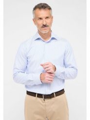 Eterna Koszula - Slim fit - w kolorze błękitno-białym rozmiar: 44. Białe koszule męskie Eterna, bez wzorów, z bawełny, bez kołnierzyka, bez ramiączek. Za 105.63 zł.