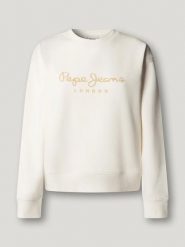 Pepe Jeans Bluza "Maty" w kolorze białym rozmiar: L. Białe bluzy bez kaptura damskie Pepe Jeans, l, z jeansu. Za 152.99 zł.