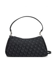 Calvin Klein Jeans Torebka Drop Monogram Lg Shoulder Bag LV04K3114G Czarny. Czarne torebki klasyczne damskie Calvin Klein Jeans, bez wzorów, z jeansu, bez dodatków. Za 529.99 zł.