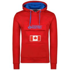 Bluza Canadian Peak GADREAK RED-BLUE RM MEN 054 (RBMWW6300H/CP-ROUGE). Czerwone bluzy bez kaptura męskie Canadian Peak. Za 129.00 zł.