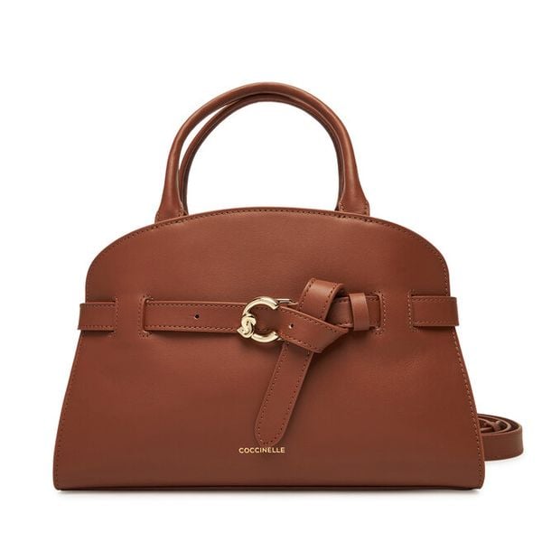 Torebka Coccinelle. Brązowe torebki klasyczne damskie Coccinelle, bez wzorów, bez dodatków. Za 1,519.00 zł.