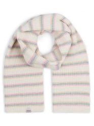 Ragwear Szalik - Fluky Stripes Kobiety Sztuczne włókno beżowy|biały, ONE SIZE. Białe szaliki i kominy damskie Ragwear, bez wzorów, z włókna. Za 89.95 zł.