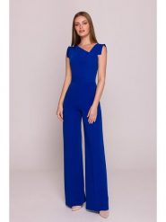 Stylove Kombinezon w kolorze niebieskim rozmiar: S. Niebieskie kombinezony damskie Stylove, s, bez wzorów, bez kołnierzyka, bez ramiączek. Za 252.95 zł.