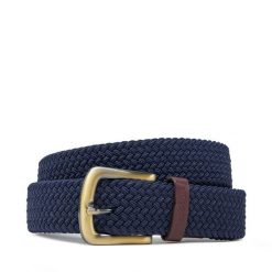 Pasek Barbour. Niebieskie paski męskie Barbour, bez wzorów. Za 234.99 zł.