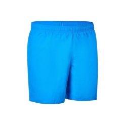 Szorty pływackie 100 BASIC męskie. Niebieskie szorty męskie NABAIJI, z materiału, bez kołnierzyka. Za 29.99 zł.