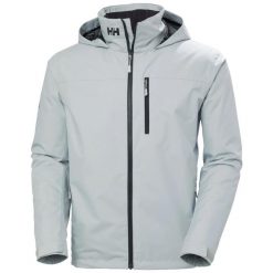 Pośrednia kurtka z kapturem Helly Hansen Crew 2. Szare kurtki męskie Helly Hansen, m, bez wzorów, z materiału, eleganckie, z kapturem. Za 830.50 zł.