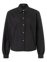 More & More Bluzka w kolorze czarnym rozmiar: 34. Czarne bluzki damskie MORE & MORE, bez wzorów, bez kołnierzyka, bez ramiączek. Za 104.99 zł.