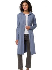 Heine Kardigan w kolorze niebieskoszarym rozmiar: 46. Niebieskie kardigany damskie Heine, bez wzorów. Za 78.99 zł.