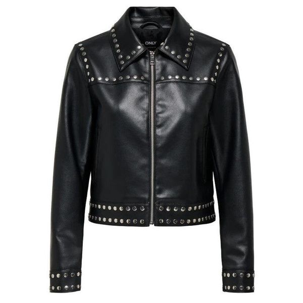 Kurtka Only Maxime Faux LTHR JKT Czarna. Czarne kurtki męskie Only, l, bez wzorów, z materiału, bez kaptura. Za 380.66 zł.