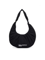 Karl Lagerfeld Jeans Torebka B2W30145 Czarny. Czarne torebki klasyczne damskie Karl Lagerfeld Jeans, bez wzorów, z jeansu, bez dodatków. Za 709.99 zł.