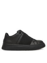 Calvin Klein Sneakersy V3X9-83162-1355 S Czarny. Czarne buty sportowe chłopięce CALVIN KLEIN, ze skóry, bez zapięcia. Za 309.99 zł.