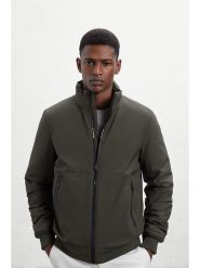 Ecoalf Kurtka przejściowa "Caraz" w kolorze khaki rozmiar: XXL. Brązowe kurtki męskie Ecoalf, s, bez wzorów, z materiału, bez kaptura. Za 219.60 zł.