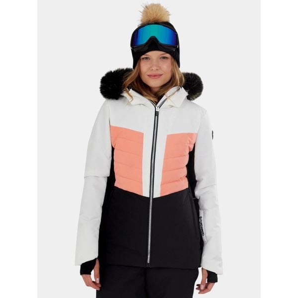 Kurtka Narciarska Damska Fundango Salina. Białe kurtki narciarskie i snowboardowe damskie Fundango, bez wzorów, bez kaptura, narciarskie. W wyprzedaży za 699.00 zł.