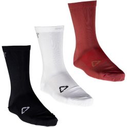 Skarpety rowerowe LEATT Socks MTB Endurance (3 pary). Białe skarpetki męskie LEATT, bez wzorów. Za 240.80 zł.
