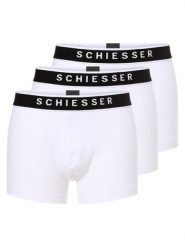 Schiesser Obcisłe bokserki pakowane po 3 szt. Mężczyźni Bawełna biały, 4. Białe bokserki męskie Schiesser, bez wzorów, z bawełny. Za 189.95 zł.
