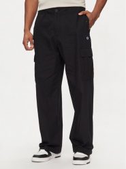 Champion Spodnie materiałowe 220015 Czarny Custom Fit. Czarne spodnie materiałowe męskie CHAMPION, bez wzorów, z bawełny. Za 189.99 zł.