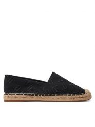 KARL LAGERFELD Espadryle KL80124A Czarny. Czarne espadryle damskie Karl Lagerfeld, bez wzorów, z materiału, bez obcasa. Za 429.99 zł.
